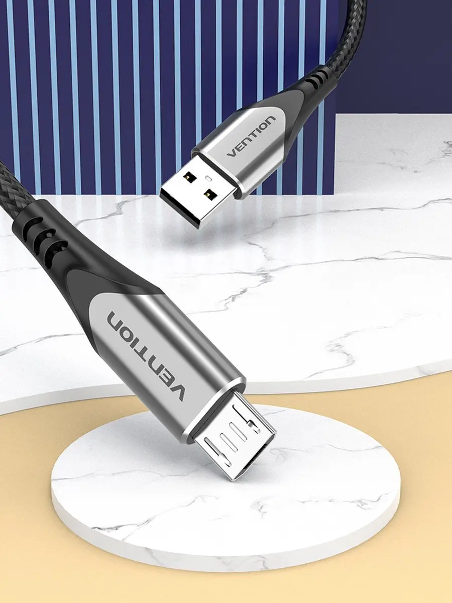 Vention COAHG USB 2.0 Kabel 1,5m - Mini-USB B/Micro-USB B - Zwart