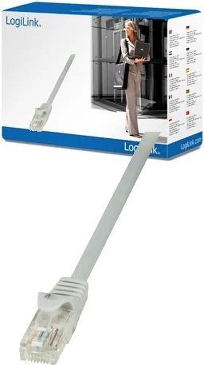 Logilink Patchcord Netwerkkabel Cat5E 10M - Grijs