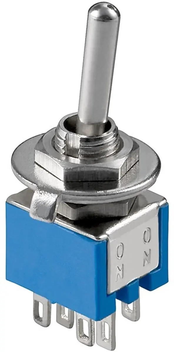 Goobay Toggle Switch Miniatuur 2x UM 6 Pins