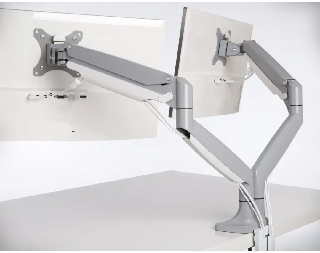 Kensington SmartFit One-Touch Dual Monitorarm K55471EU - 2x 13-32" - Grijs