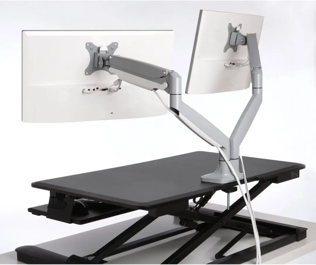 Kensington SmartFit One-Touch Dual Monitorarm K55471EU - 2x 13-32" - Grijs - afbeelding 6 van 6