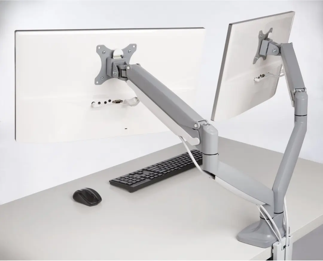 Kensington SmartFit One-Touch Dual Monitorarm K55471EU - 2x 13-32" - Grijs