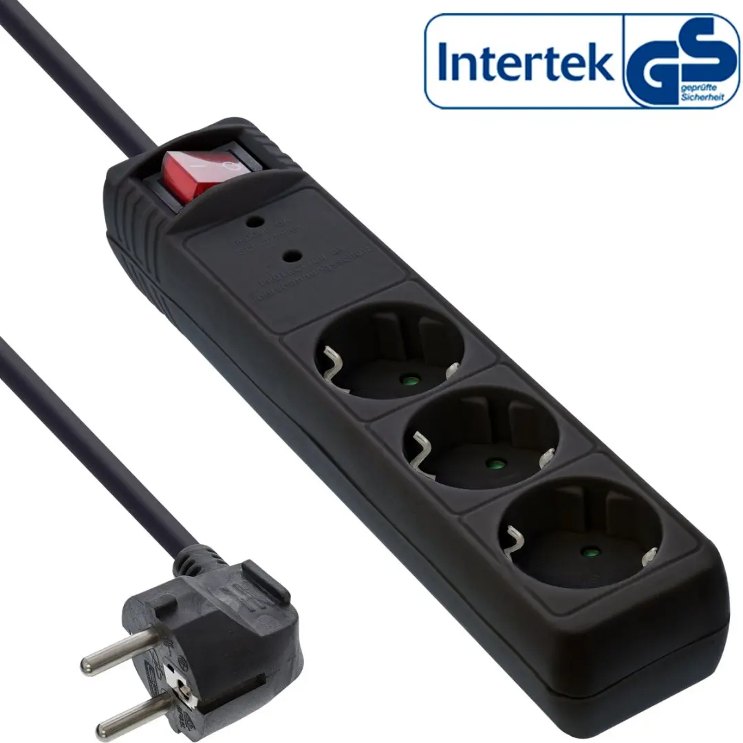 InLine 16431P Contactdoos 3-voudig