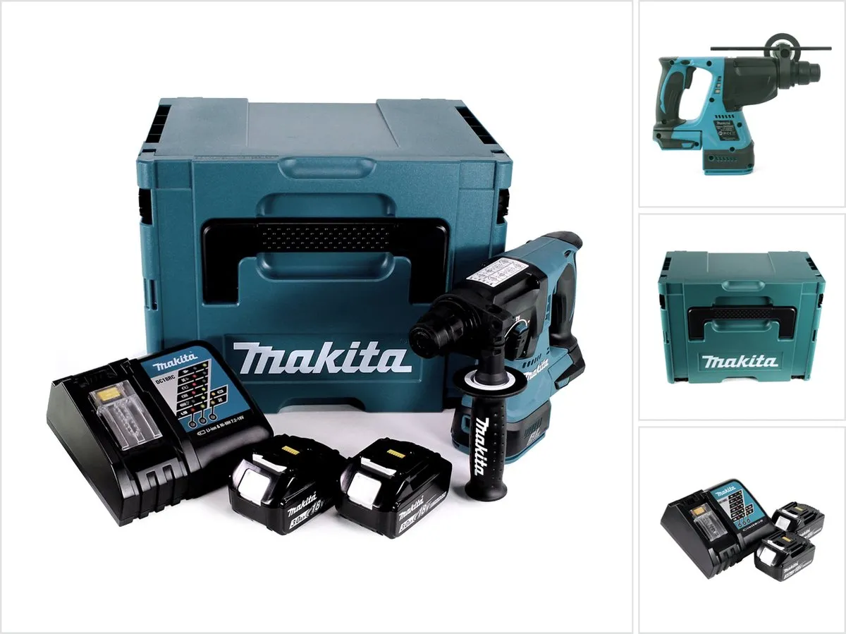 Makita DHR242RFJ Accuklopboormachine 18V SDS-plus