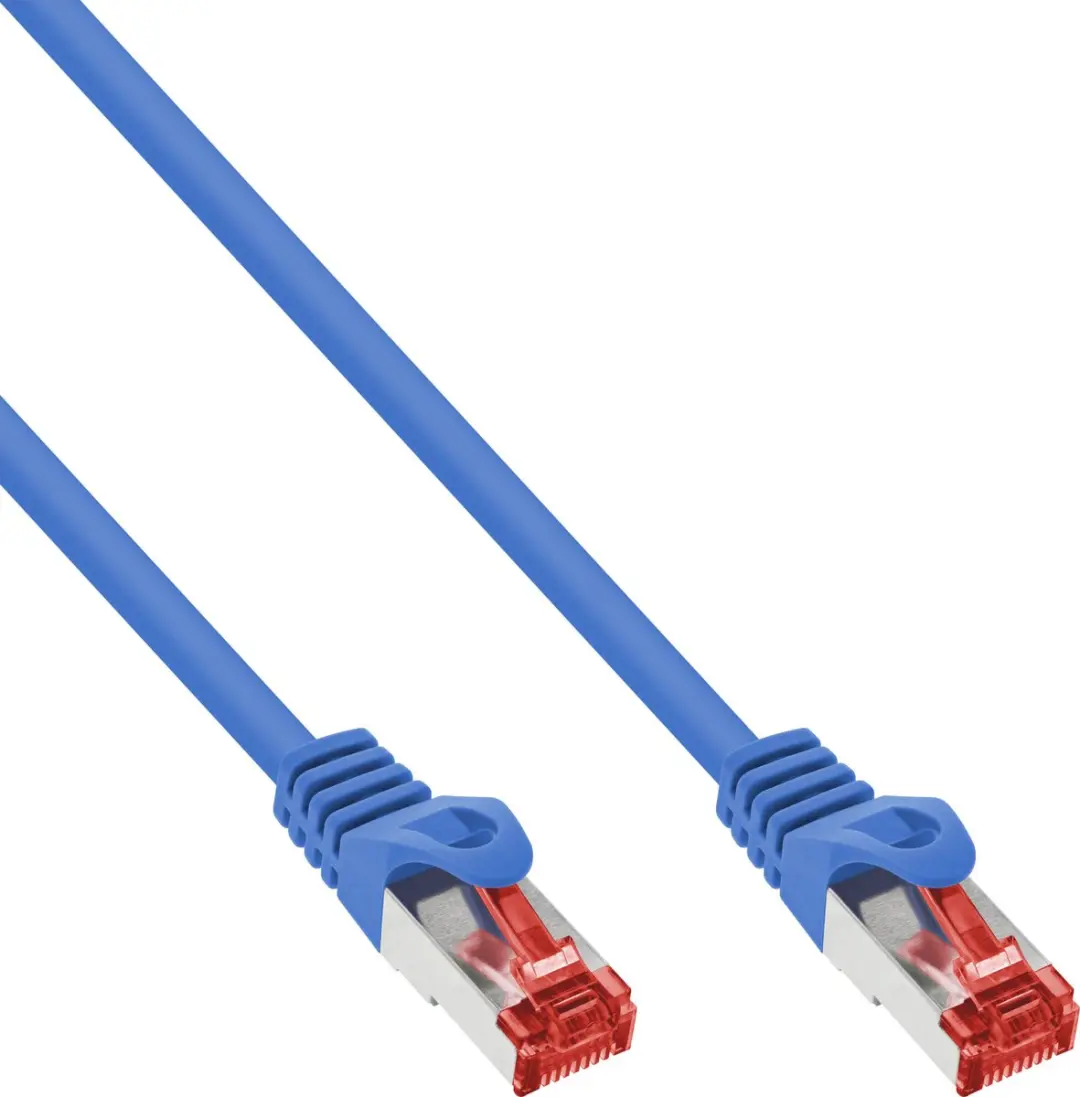 InLine Patchkabel S/FTP Cat.6 250MHz CCA Blauw 3m