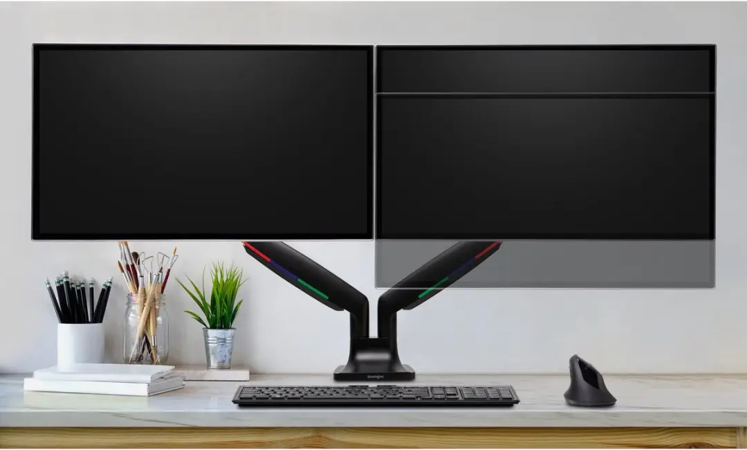 Kensington SmartFit One-Touch Dual Monitor Arm K59601WW - 2 Schermen - 13-34" - 9kg - Zwart