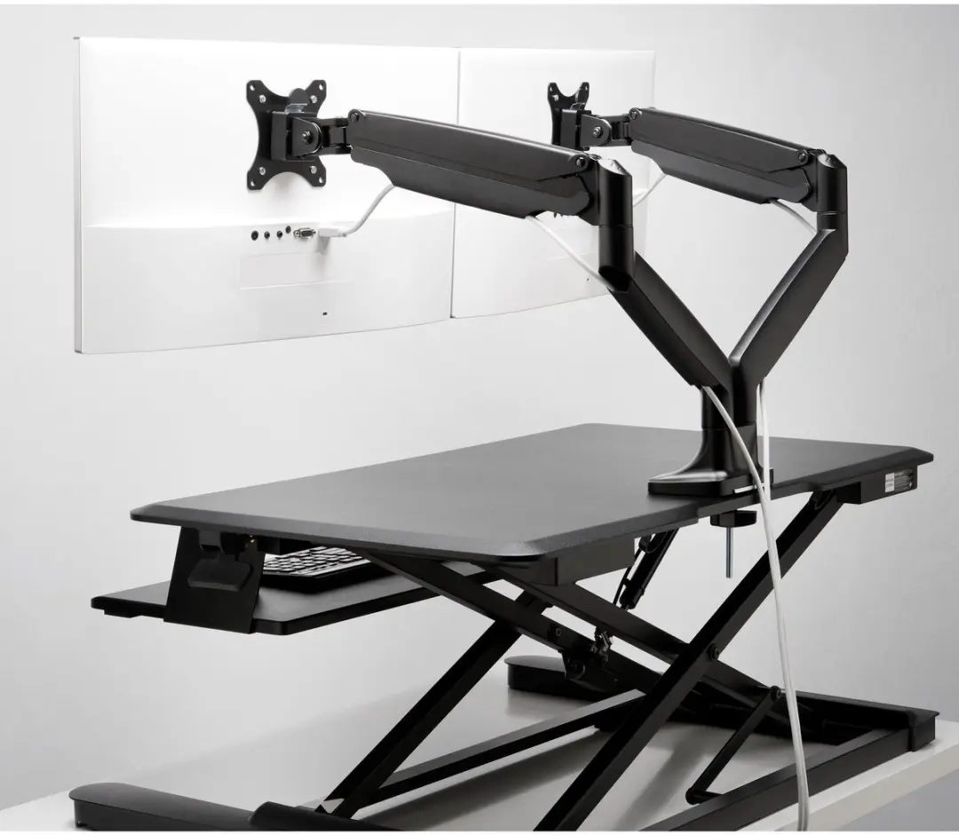 Kensington SmartFit One-Touch Dual Monitor Arm K59601WW - 2 Schermen - 13-34" - 9kg - Zwart