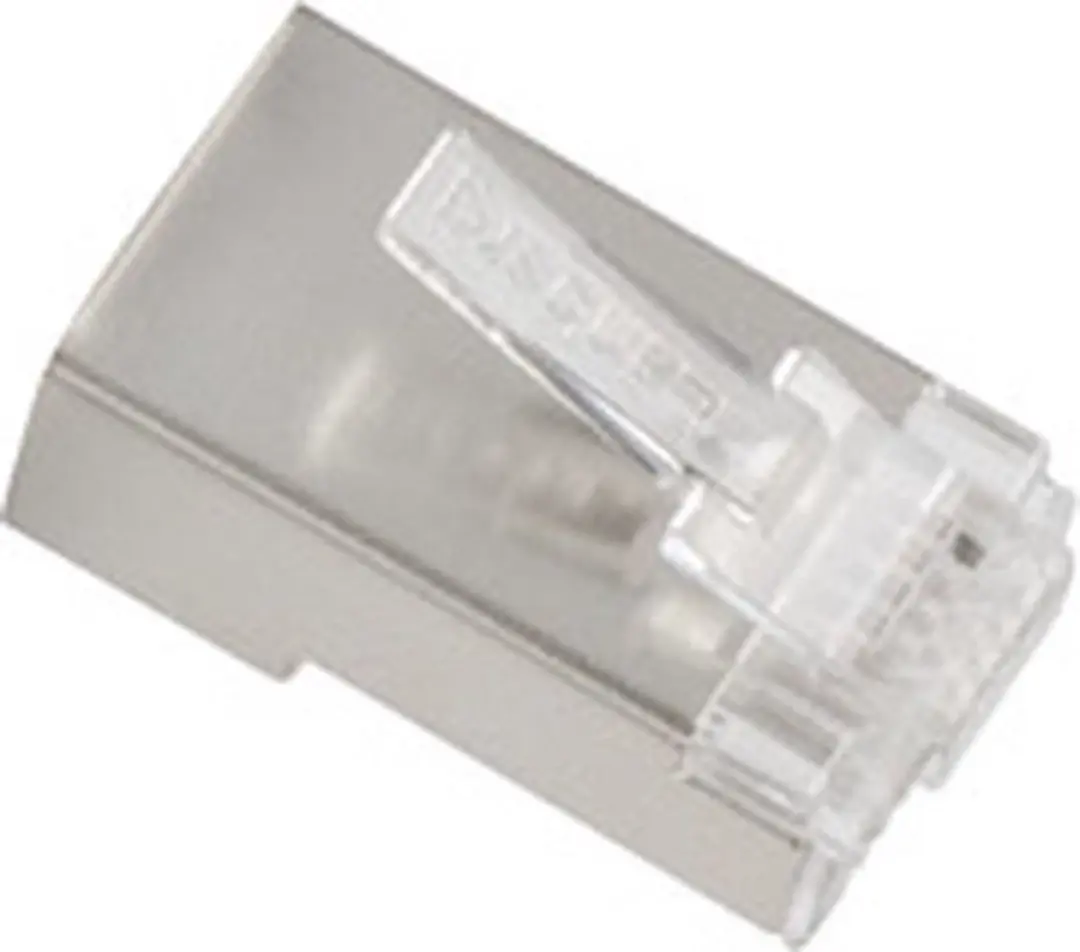 Laut Lanberg PLS-5000 RJ-45 Kabelconnector - 100 Stuks - Roestvrijstaal/Transparant
