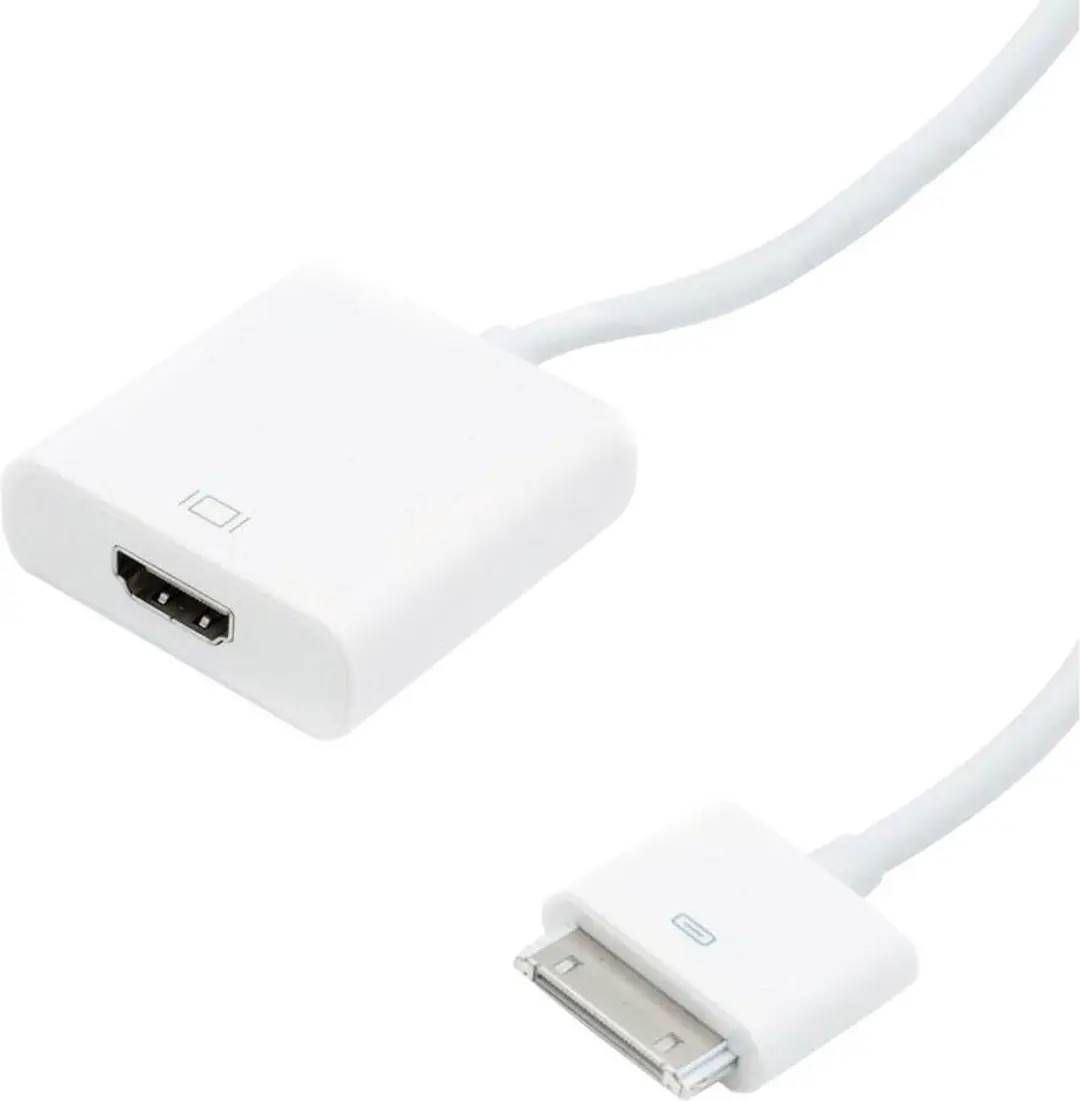 Scanpart Apple Dock naar HDMI Adapterkabel 1m - 4K Wit
