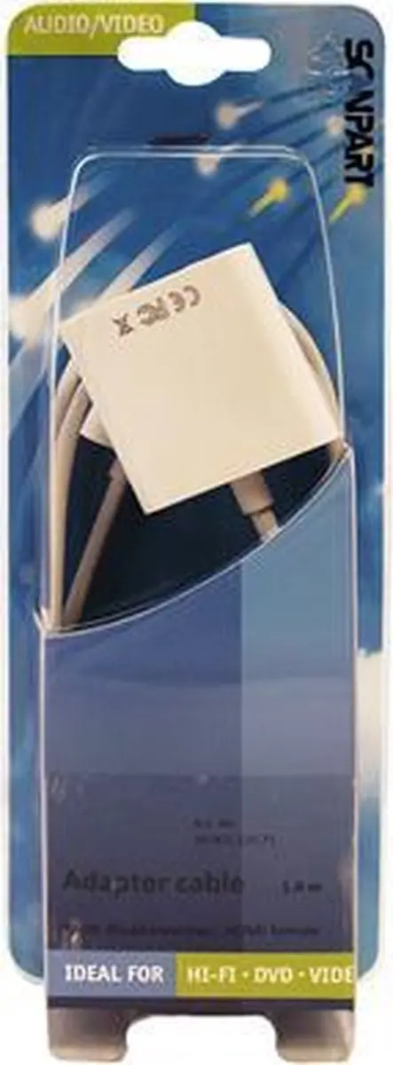 Scanpart Apple Dock naar HDMI Adapterkabel 1m - 4K Wit