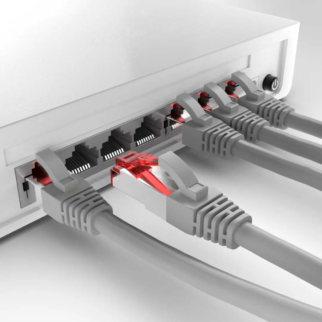 Goobay 95579 Cat 6 UTP-kabel 1.5m - Grijs