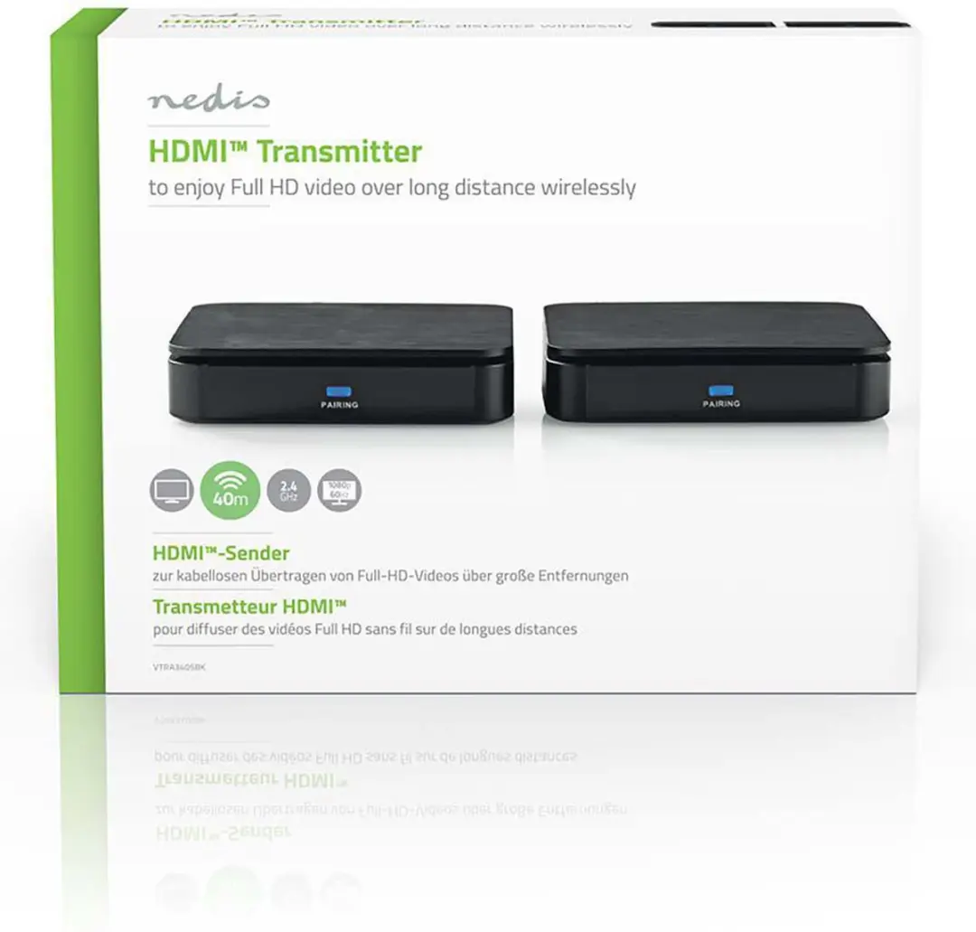 Nedis VTRA3405BK Draadloze HDMI-zender