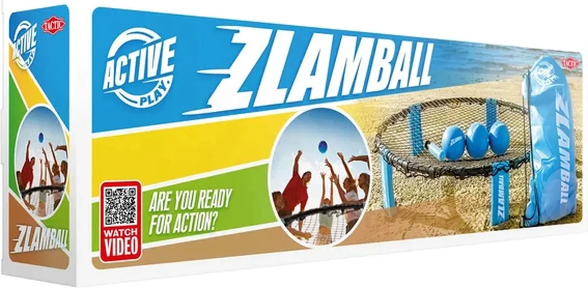 Tactic Zlamball Outdoor Game - 1 Trampoline + 3 Ballen