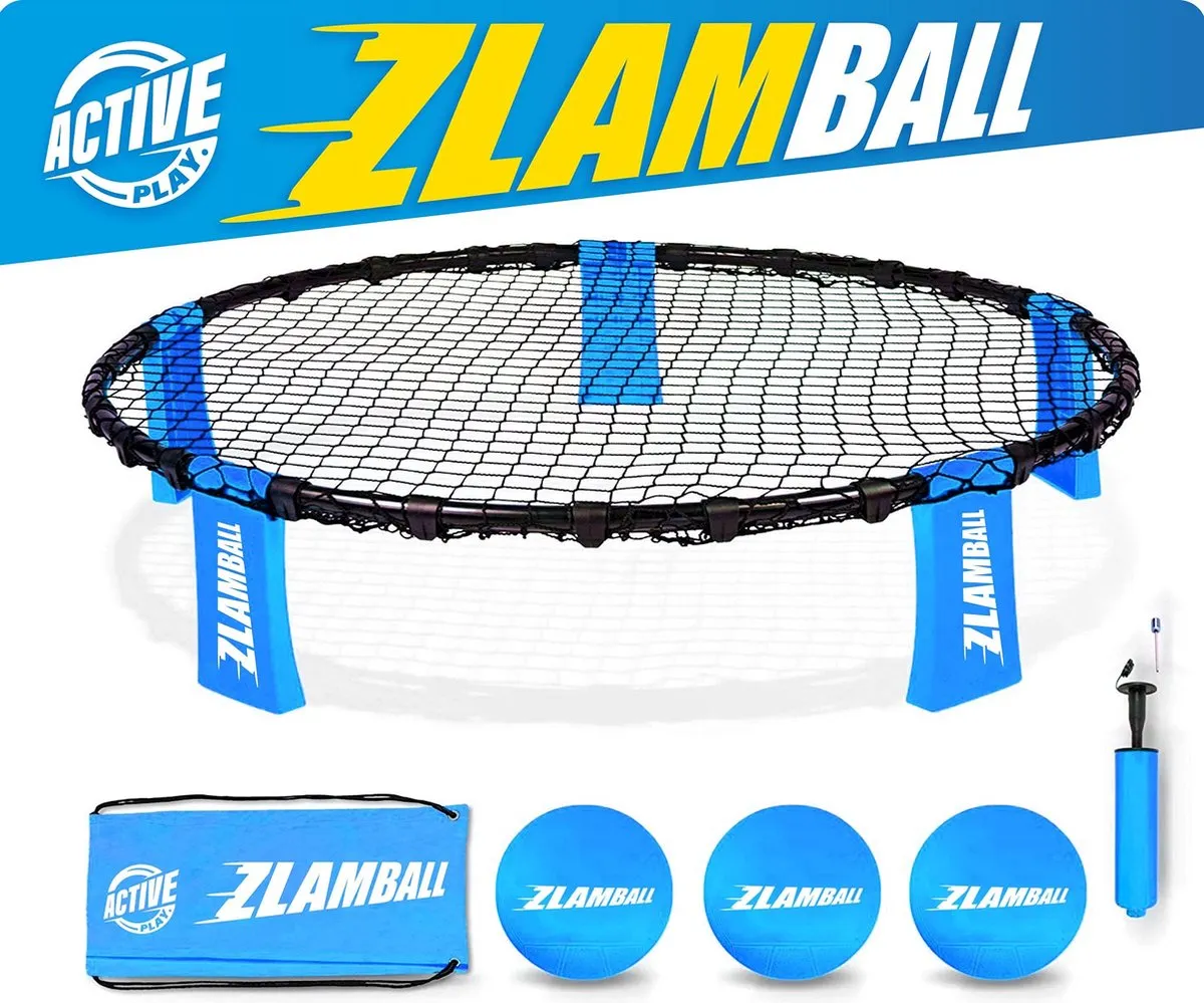 Tactic Zlamball Outdoor Game - 1 Trampoline + 3 Ballen