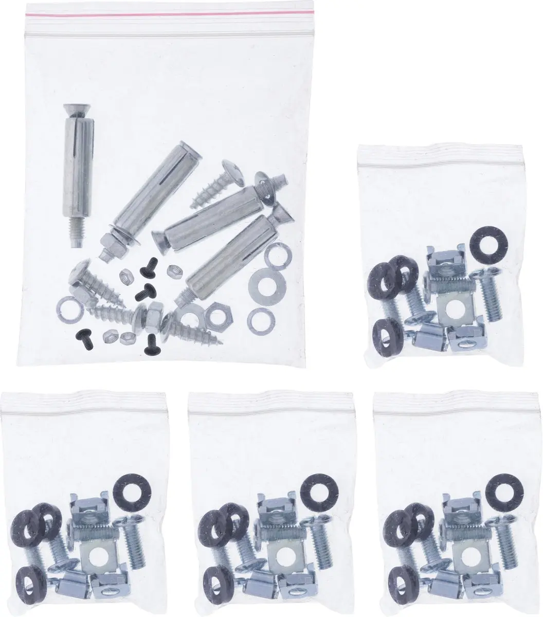 InLine Bureaubeugel 19" 4U - Zwart
