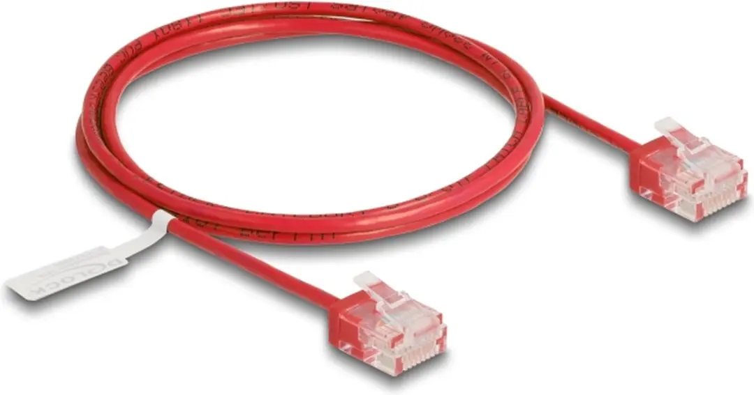 Delock RJ45 Cat.6 UTP Kabel 1m - Rood