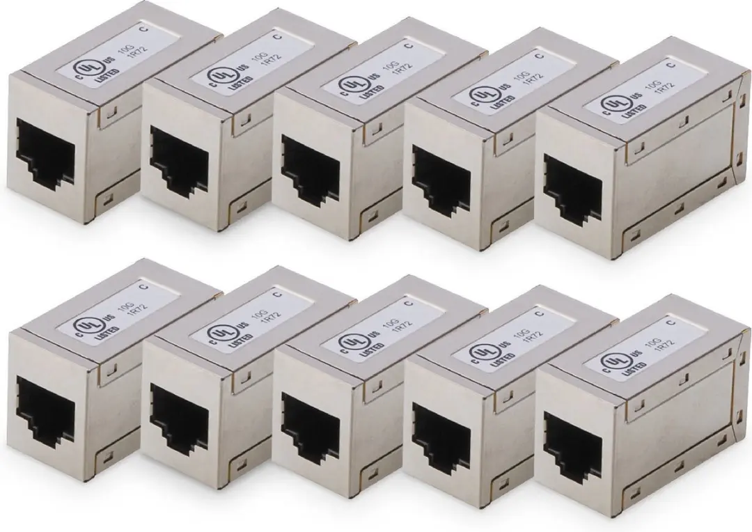 Digitus AT-AG-8-8-C6S-10 RJ45 Koppeling - 8-polig - 10 Stuks