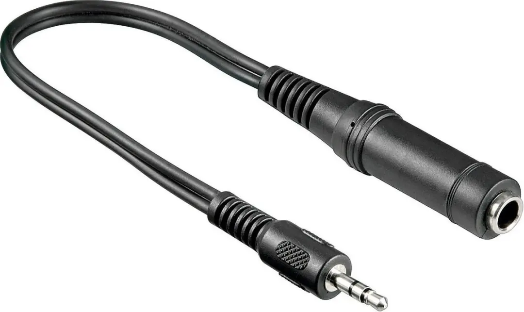 Goobay 3,5mm Jack naar 6,35mm Jack Stereo Audio Adapter