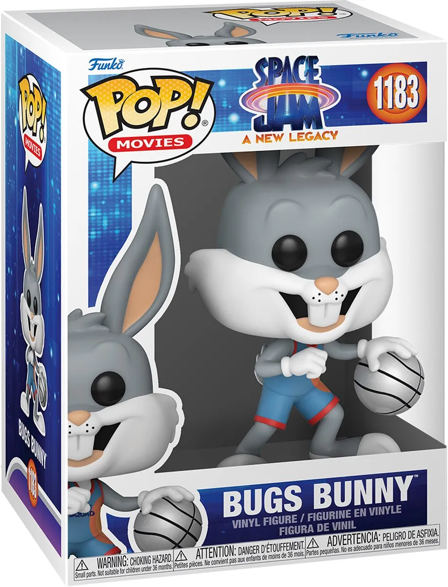 Funko Space Jam Bugs Dribbling POP! Movies - 9cm - Multicolours