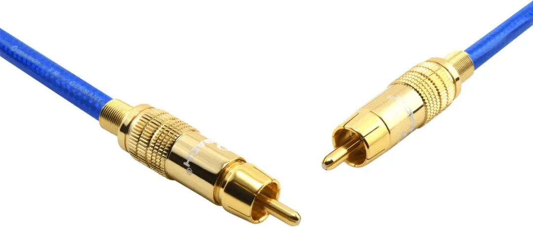 Oehlbach NF 113 DI Audiokabel - RCA 1m - Blauw
