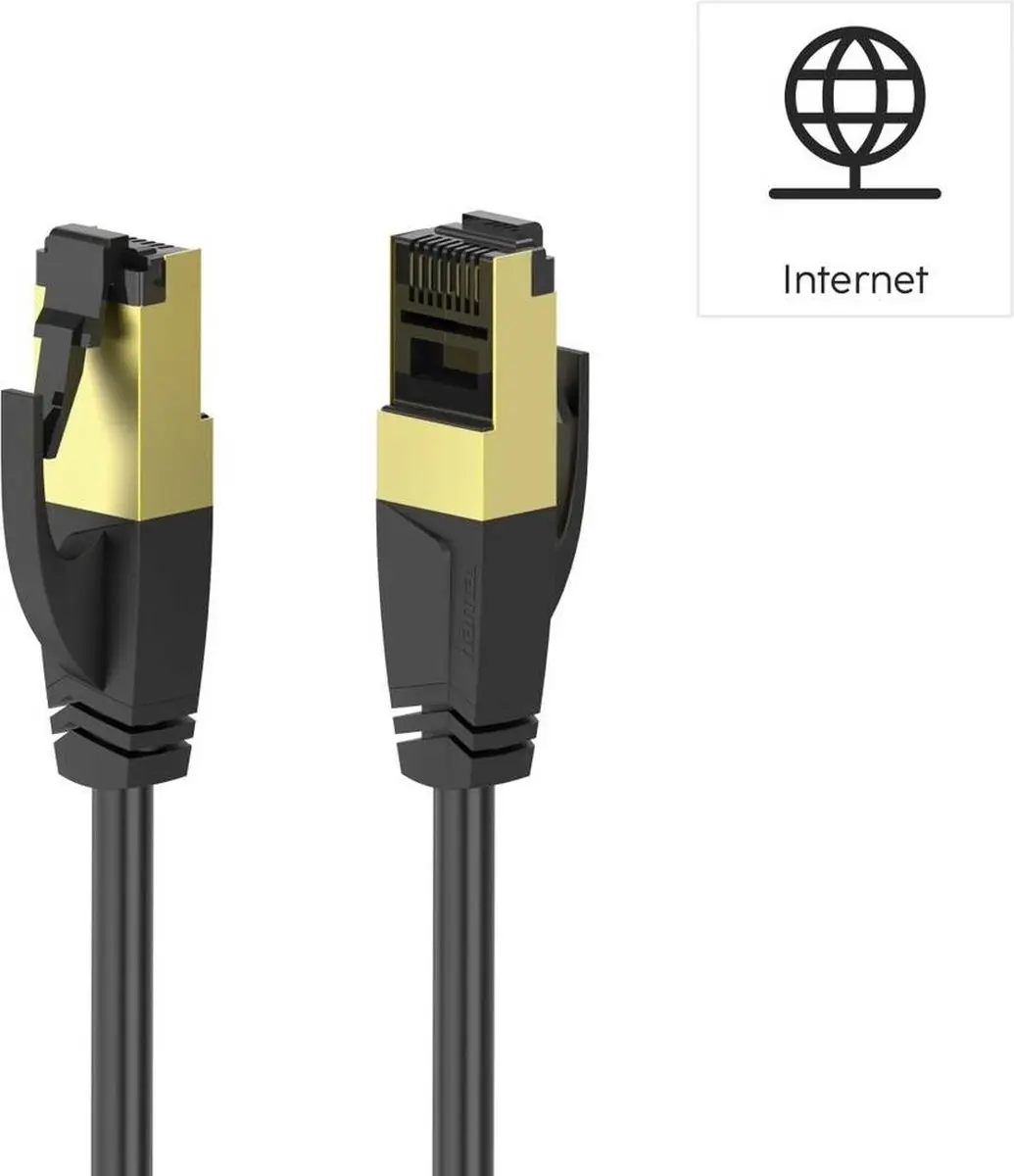 Hama Netwerkkabel CAT-8 00200693 - 40 Gbit/s - 3,00 m - Zwart