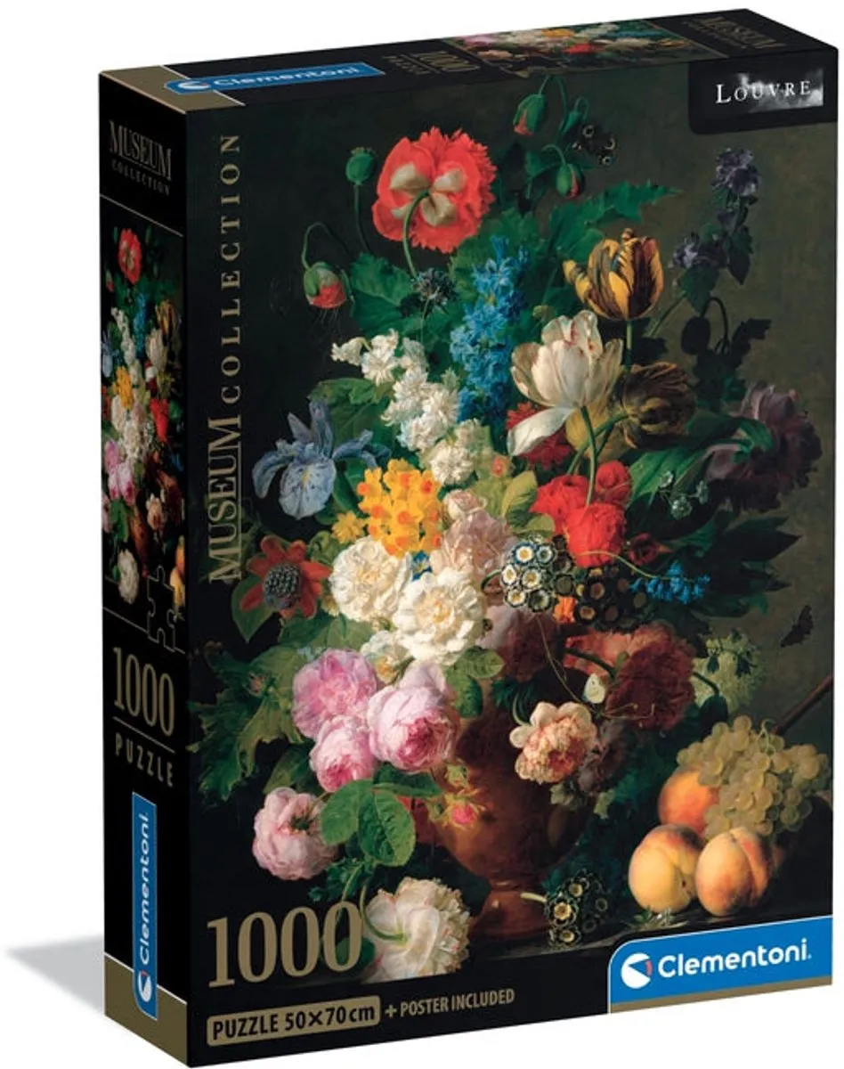 Clementoni Puzzel 1000 Stuks Bowl of Flowers