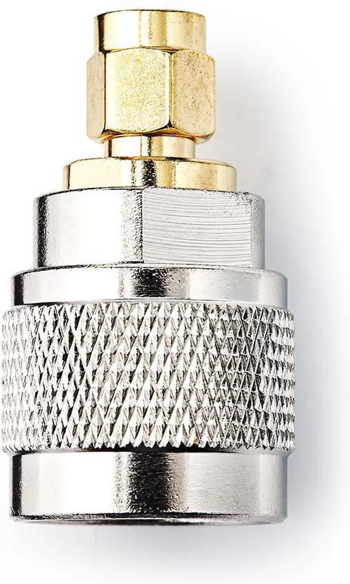 Nedis SMA Male Verguld Adapter 50 Ohm