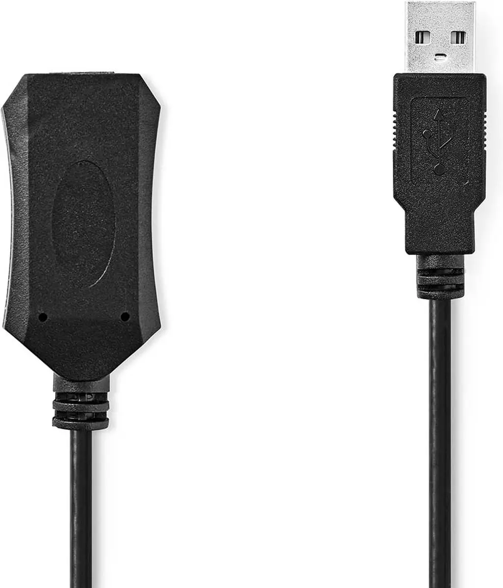 Nedis CCGL60EXTBK50 USB 2.0 Kabel 5m - Zwart