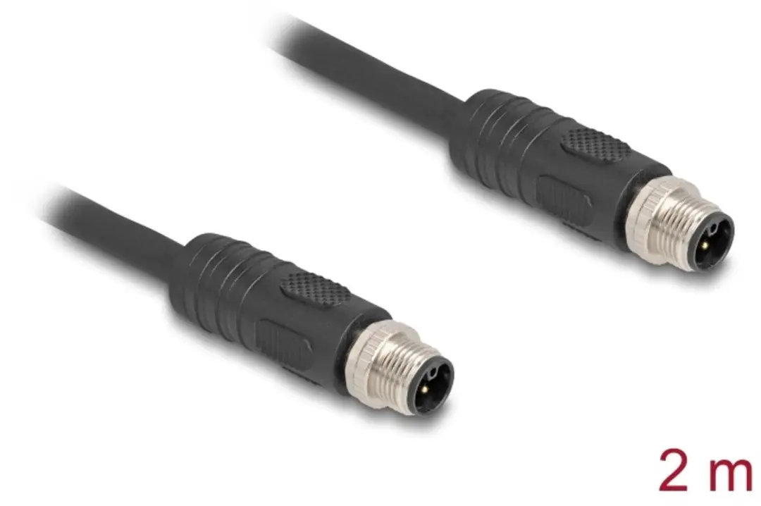 Delock M12 L-coded 4-pin Kabel