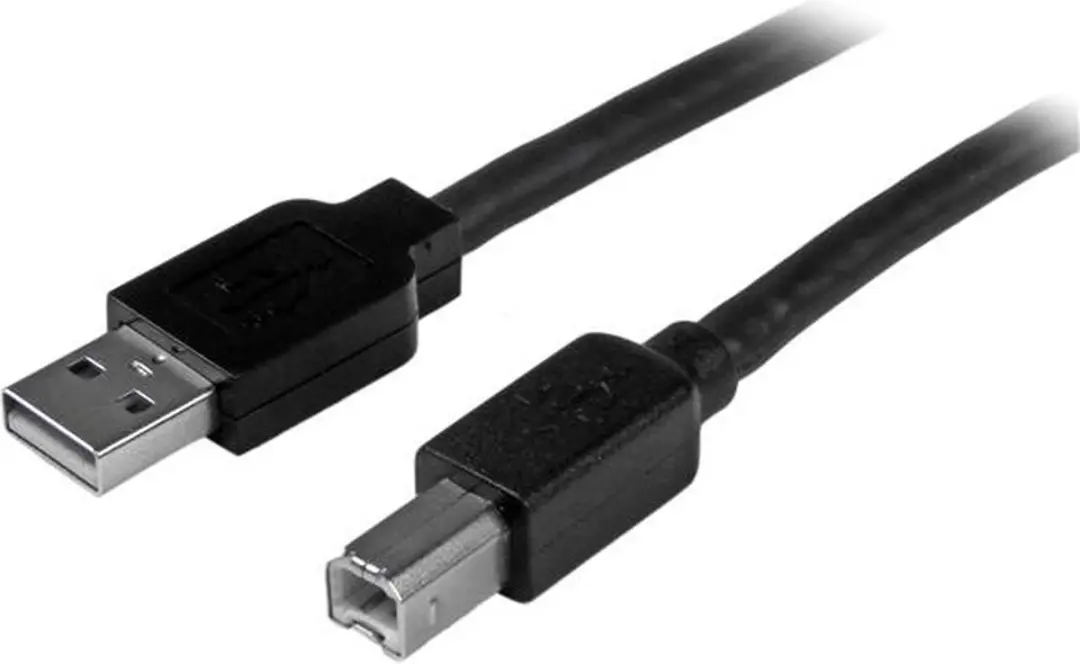 Startech USB 2.0 A-naar-B-kabel 15m - Zwart