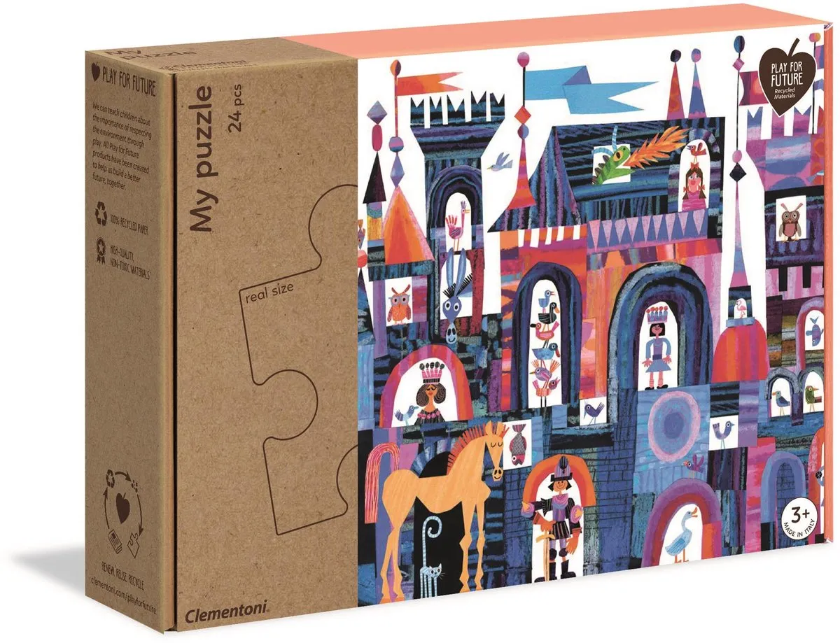 Clementoni Mijn Puzzel Kasteel 24 Stuks - Multi