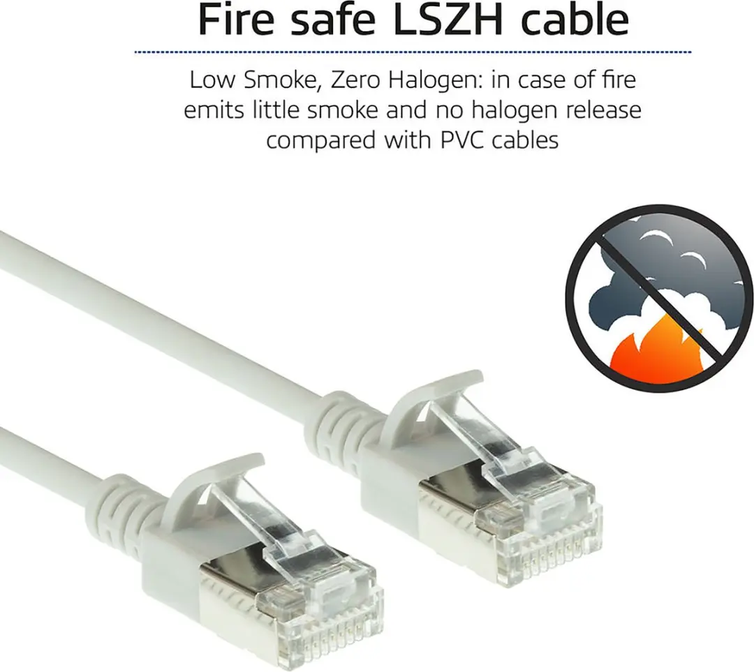 ACT DC7005 Patchkabel CAT6A U/FTP 5m - Grijs