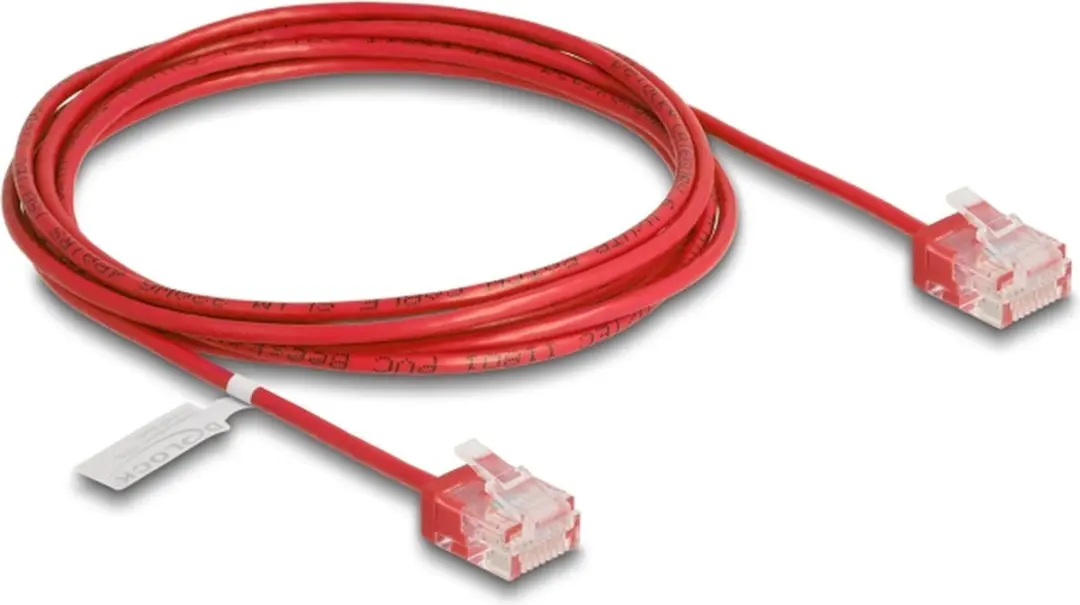 Delock RJ45 Cat.6 UTP Kabel 2m - Rood