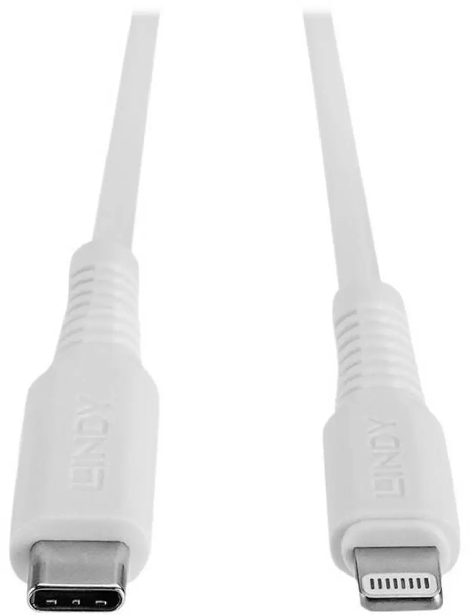 Lindy 31318 USB-kabel Apple Lightning naar USB-C 3.0m - Wit - afbeelding 6 van 6