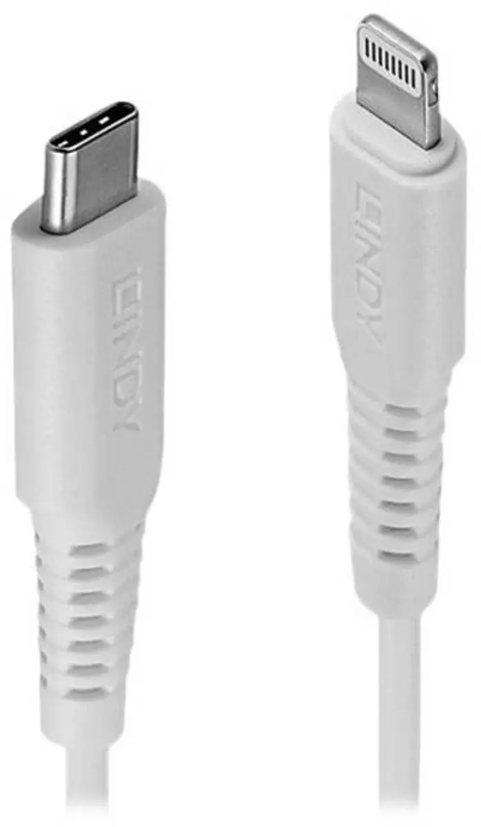 Lindy 31318 USB-kabel Apple Lightning naar USB-C 3.0m - Wit
