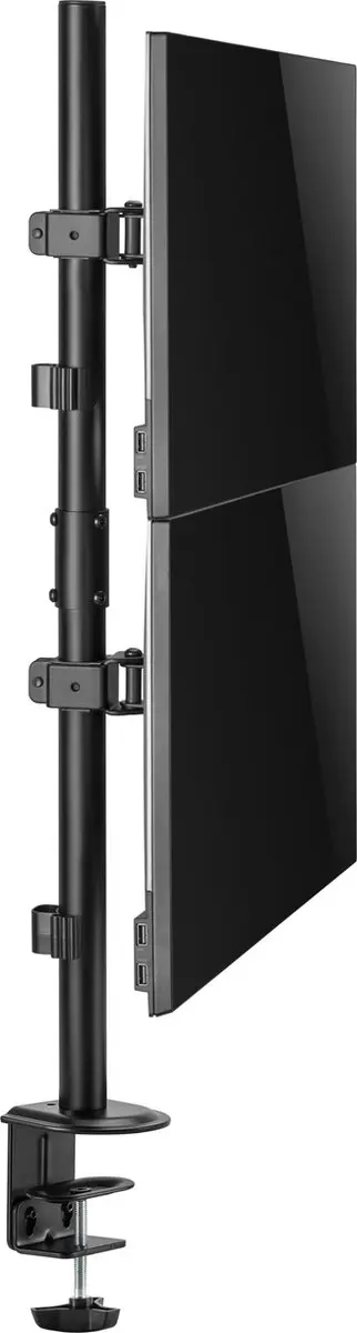 NÖRDIC ARM-250 Monitorarm 2 Schermen - 17-32" - Zwart
