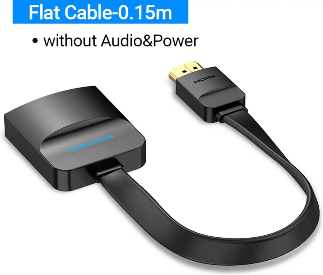 Vention 74345 VGA naar HDMI Adapter 0,15m - Zwart