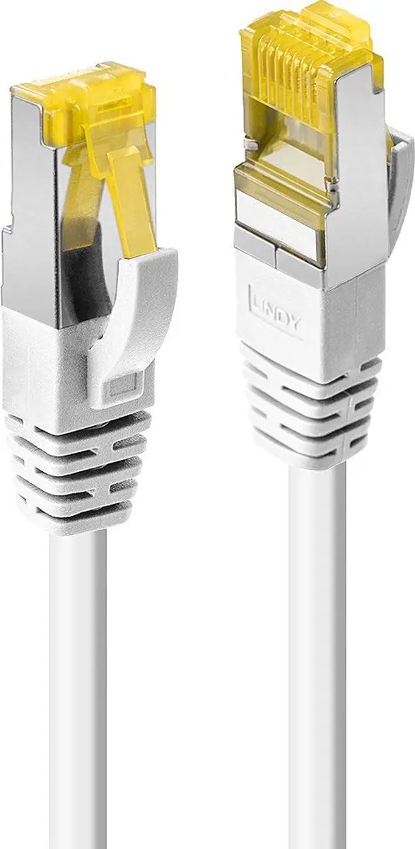 Lindy 47320 RJ45 Netwerkkabel CAT 6a Wit 0,3m