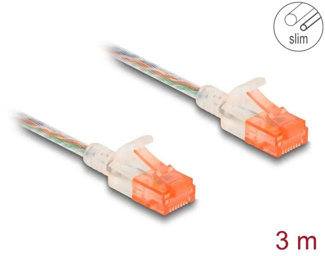 Delock Cat.6A U/UTP RJ45 Kabel 3m