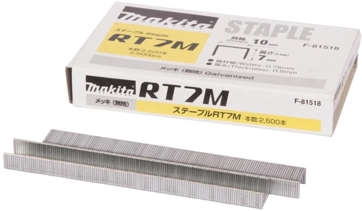 Makita F-81521 Nieten 2500 Stuks - 10x10mm