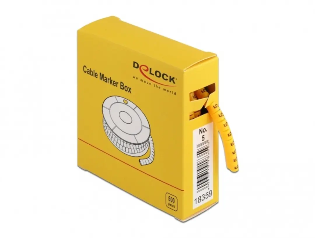 Delock Cable Marker Box Geel