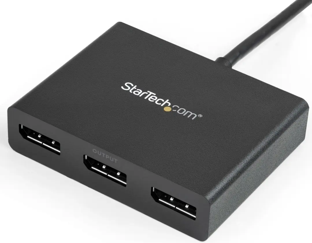 Startech MSTMDP123DP DisplayPort Splitter - Zwart