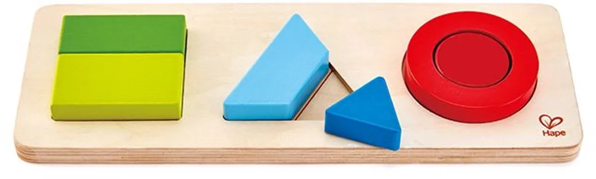 Hape Geometrie-Puzzle 7-delig - Veelkleurig