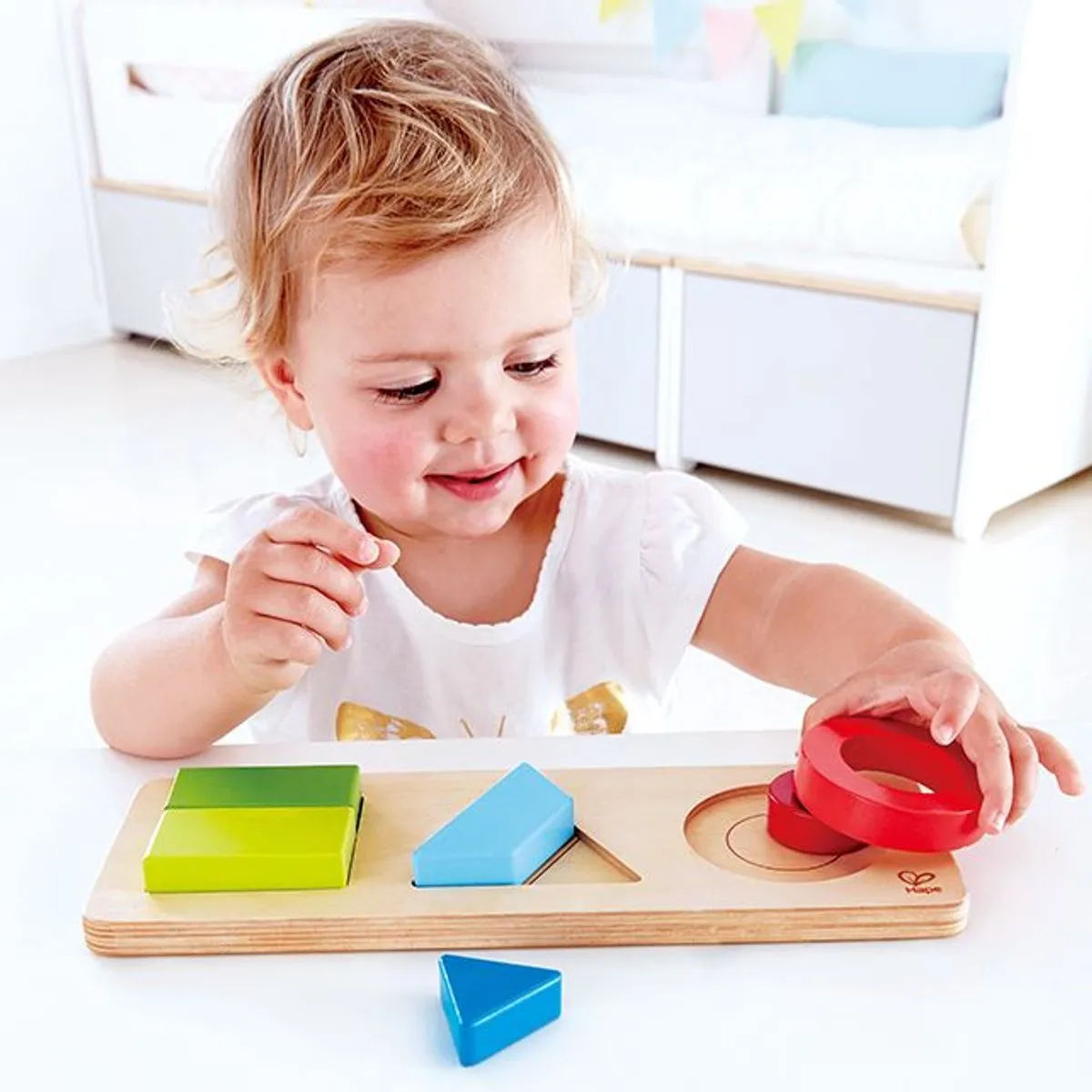 Hape Geometrie-Puzzle 7-delig - Veelkleurig