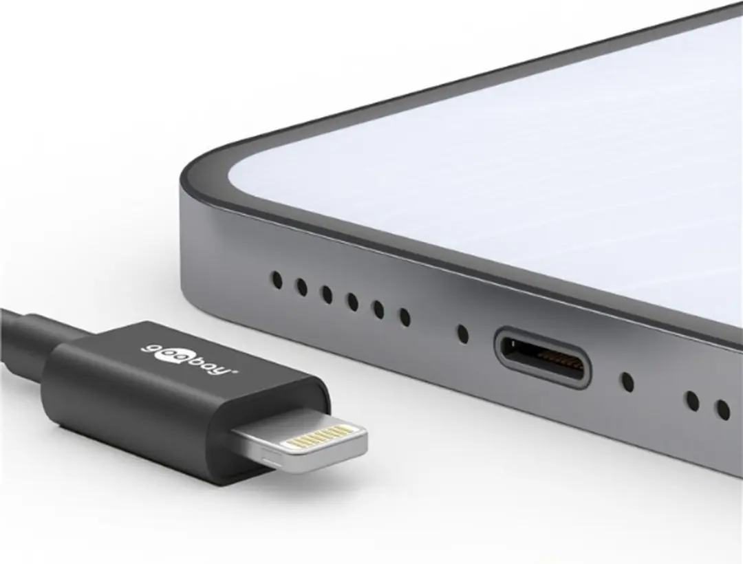Goobay Lightning USB-C Kabel 0,5m - 10 Stuks