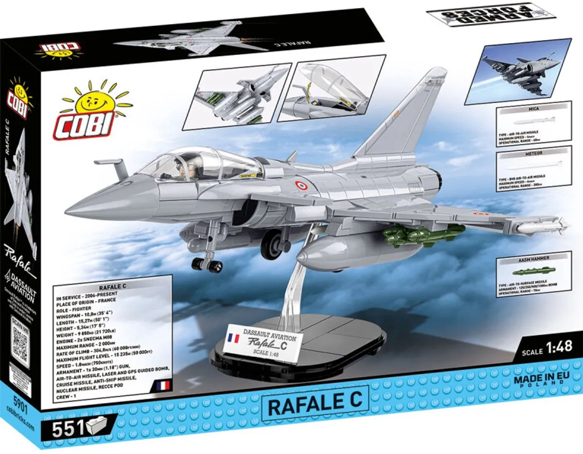 Cobi Rafale C COBI-5901 Bouwset - 551 Stukken - Meerkleurig