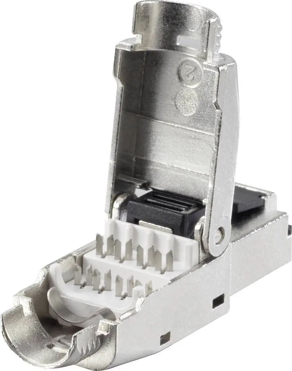 Renkforce CAT 8.1 RJ45-stekker RF-4495306 - Zilver