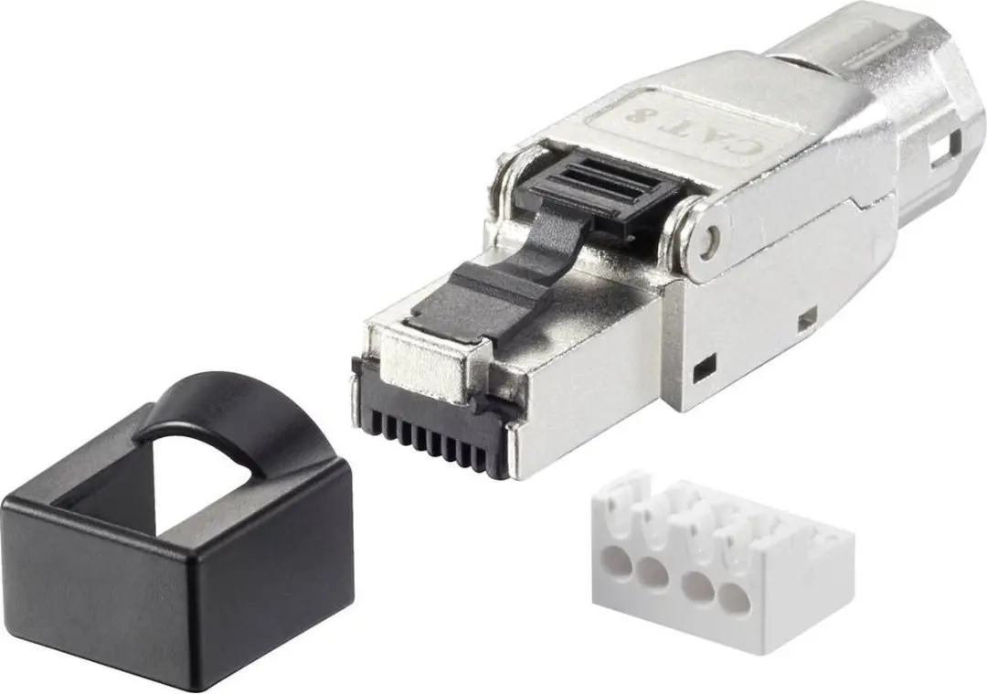 Renkforce CAT 8.1 RJ45-stekker RF-4495306 - Zilver