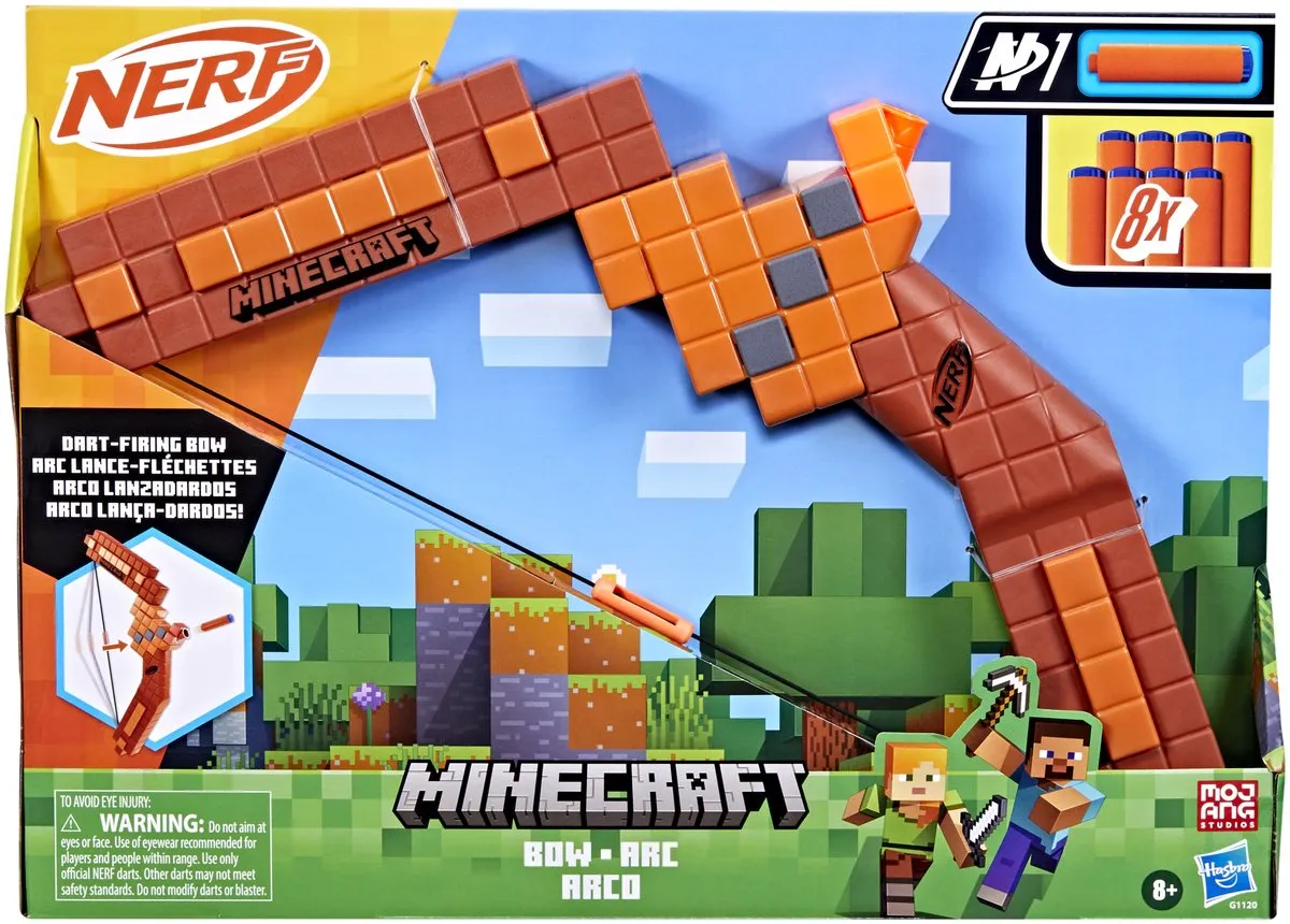 Nerf Minecraft Bow G1120EU4 Speelgoedblaster - Multikleur
