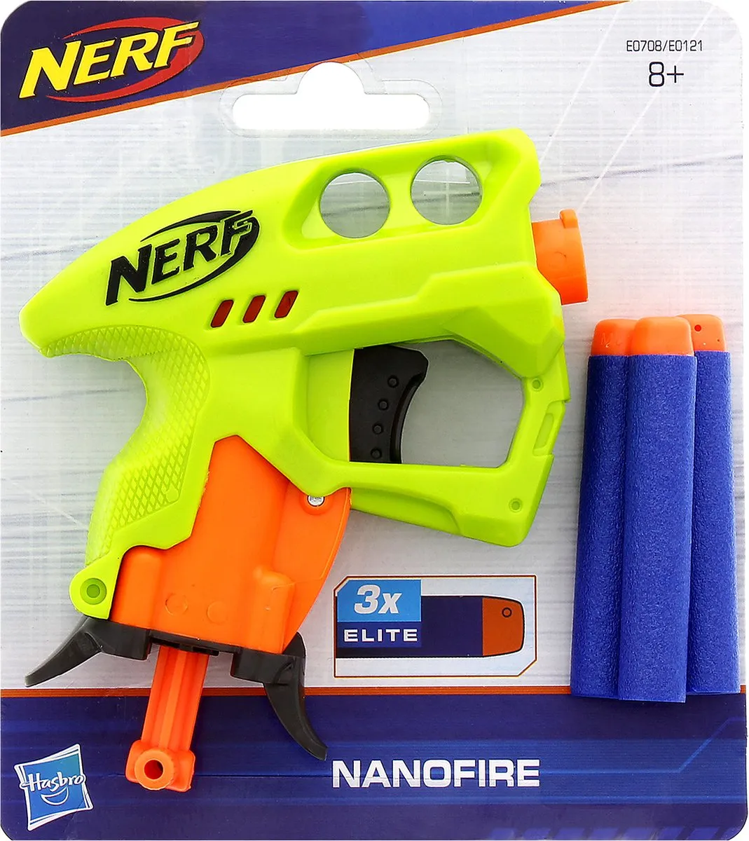 Nerf NanoFire Mini Pijltjespistool - Groen - 3 Pijltjes